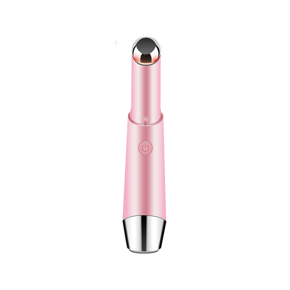 Beauty skin care products heated vibrating face and eye massager fine line puffiness dark circle wrinkle remover
