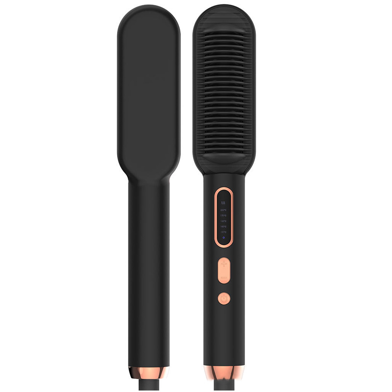 Hair straightener comb