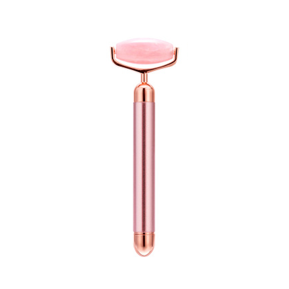Sonic Vibrating Private Label Face Lifting Massage Facial Gua Sha Set Quartz Jade Roller Christmas Women Gifts