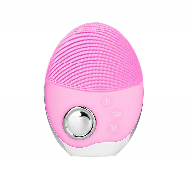 Sonic Vibration Facial Cleansing Brush With wireless Charger