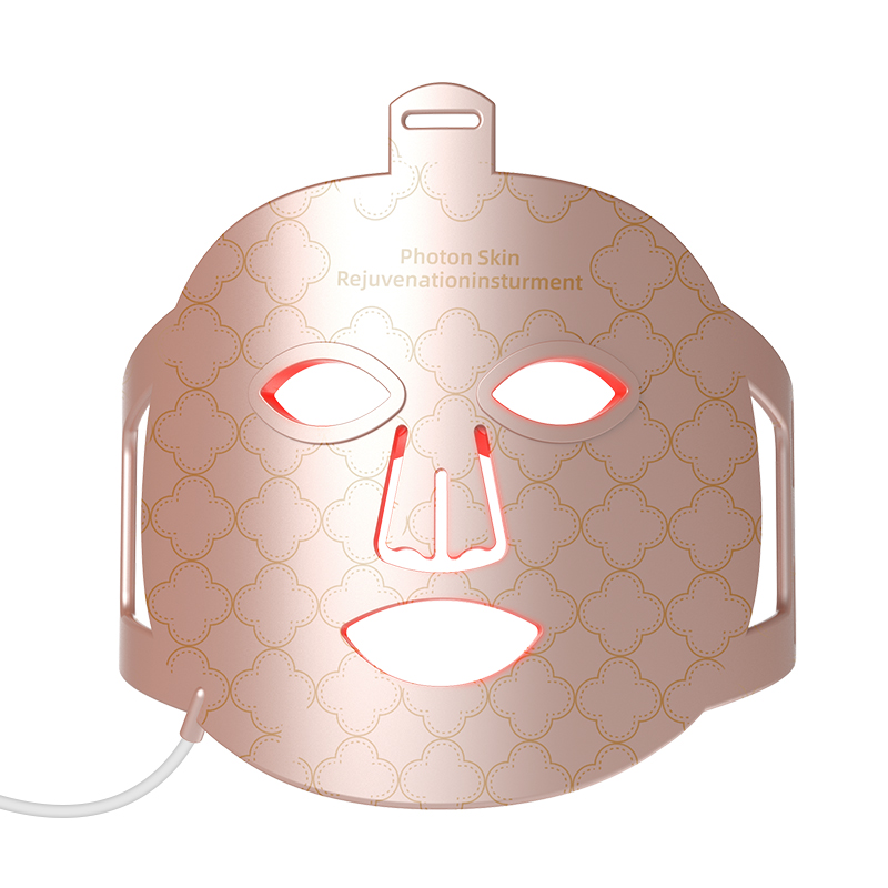 7 Color IR Silicon Infrared Red Light Therapy Facial Treatment Device PDT Led Face Mask Neck Use Red Light Therapy Led
